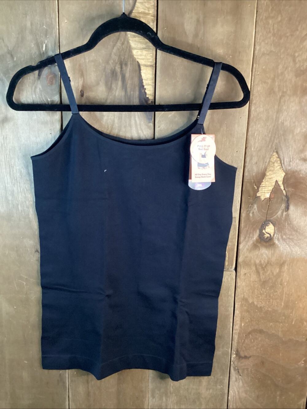 Shapermint All Day Everyday Scoop Neck Cami Black Size 2XL